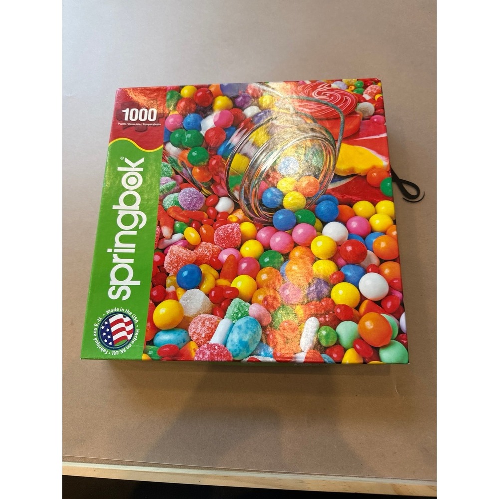 Springbok Gumballs and‎ Gumdrops 1000 piece Candy Jigsaw Puzzle